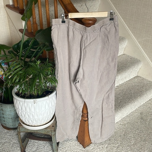 J Jill Casual Tan Linen Pants - Picture 4 of 9